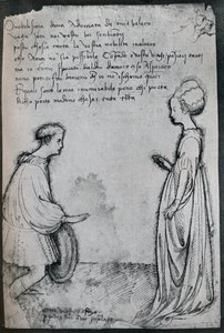 A Love Duet, 15th century by Antonio Pisanello