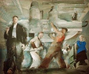 Assembly of the Production Hall by Pjotr Wladimirowitsch Wiljams