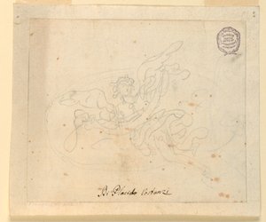 Sketch for a Flying Angel by Placido Costanzi