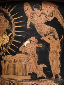 Detail (Lucanian Calyx-Krater)