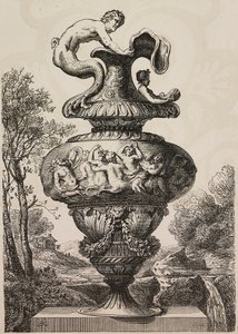 Vase painted by Polidoro da Caravaggio