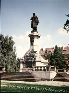 Statue of Adam Mickiewicz (1798-1855) erected in 1898 by Polish School