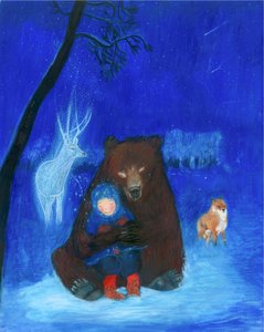 Brown Bear and Child, 2021