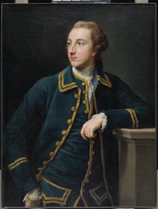 Portrait of a Man in a Green Suit by Pompeo Girolamo Batoni