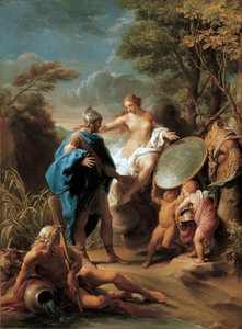 Venus Presenting Aeneas with Armour Forged by Vulcan by Pompeo Girolamo Batoni