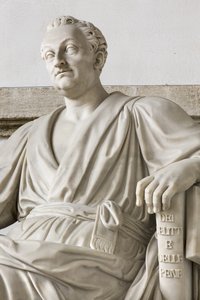 Statue of Cesare Beccaria by Pompeo Marchesi