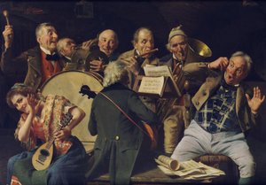 An orchestra rehearsal, c. 1920