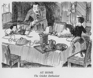 At Home, The Cricket Enthusiast by Pont