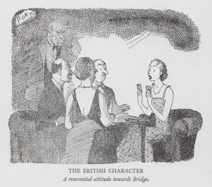 The British Character, A Reverential Attitude Towards Bridge by Pont (1908 40)