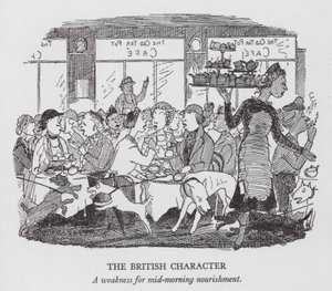 The British Character, A Weakness for Mid-Morning Nourishment by Pont (1908 40)
