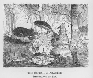 The British Character, Importance of Tea by Pont