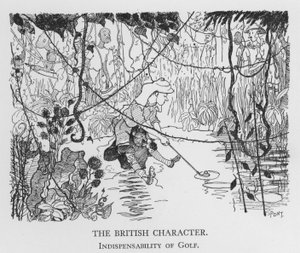 The British Character, Indispensability of Golf by Pont