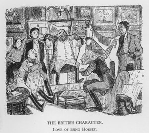 The British Character, Love of Being Horsey by Pont