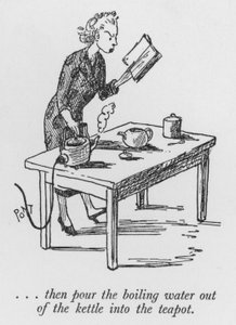 Then Pour the Boiling Water Out of the Kettle into the Teapot by Pont