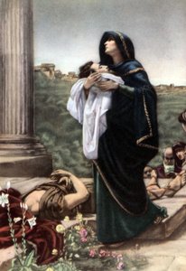 Set of Biblical Educational Postcards in the 50