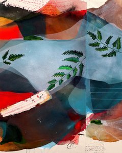 Abstract Mountain Landscape