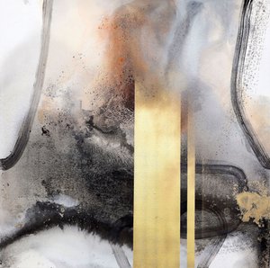Dynamic Gold Abstract