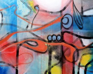 Vibrant Abstract Flow