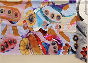Vibrant Abstract Flowers by Poonam Choudhary