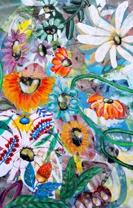 Vibrant Floral Garden