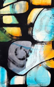 Vibrant Organic Forms by Poonam Choudhary