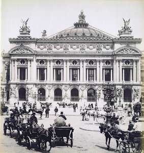 The Opera House, Paris, 14th May 1893 by Portuguese Photographer