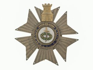 Badge, Order of the Tower and Sword, Portugal, General Sir Galbraith Lowry Cole by Portuguese School
