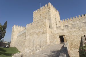 Exterior view of the castle by Portuguese School