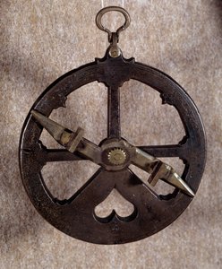 Measuring instrument: 16th century Portuguese nautical astrolabe