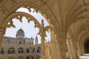 Part of the upper cloister gallery