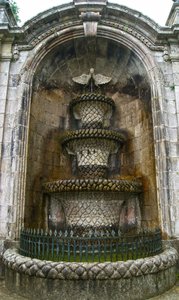 Pelican Fountain, Santuário de Nossa Senhora dos Remédios, Lamego, Portugal 1738