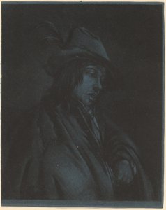 Young Man Playing the Hurdy-Gurdy