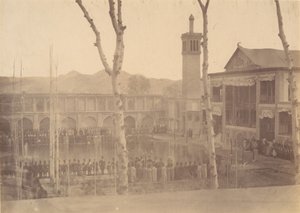 Palace of the Shah, Paying Respects to the Shah, Fete de Salam, Teheran, Iran