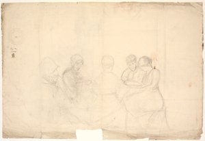 Group with Five Seated Figures
