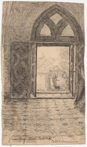 The porch in Karise Church by Poul S. Christiansen