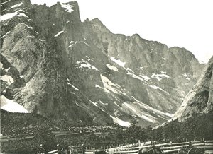 The Trolltindane mountains, Horgheim, Norway, 1895