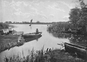 Wroxham Broad, Norfolk, c1896 by Poulton and Co