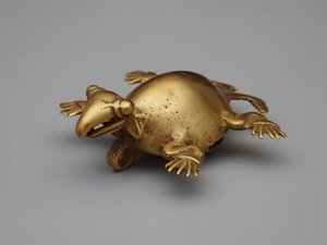 Pendant bell: turtle, 800-1200 by Pre Columbian Pre Columbian