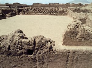 Chimu Culture: View of the Pre-Columbian City of Chanchan, 850-1470 AD by Pre Columbian Pre Columbian