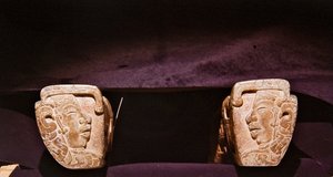 Detail of a Yoke Used in Ceremonial Ballgames, Vera Cruz by Pre Columbian Pre Columbian