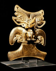 Bird-Shaped Pendant in Gold by Pre Columbian Pre Columbian