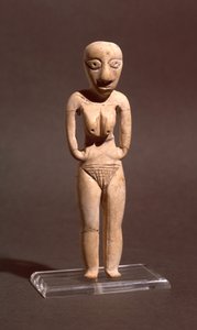 Figurine of a Naked Woman, from the Badarian or Early Neolithic Period, c.4000 BC