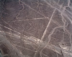 Aerial View of Nazca Lines by Prehistoric Prehistoric