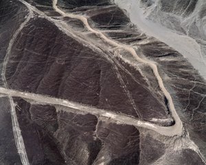 Aerial view of Nazca Lines by Prehistoric Prehistoric