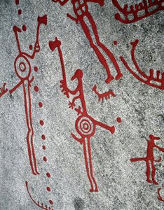 Hunters, Rock Carvings in Tanum, Sweden by Prehistoric Prehistoric