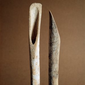 Prehistory: Tools to Remove Bark from Shin Bones of Goat and Sheep from the Necropolis of Arene Candide by Prehistoric Prehistoric