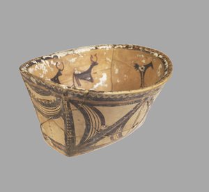 Oval Bowl by Prehistoric Russian Culture