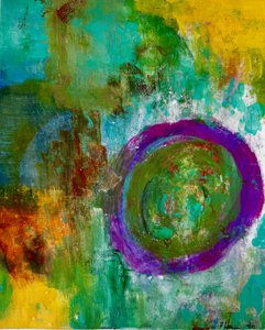 Vibrant Abstract Circle