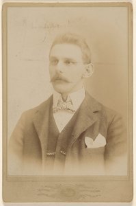 Unidentified Man with Moustache by Price