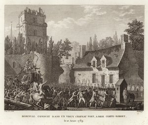 Baron de Besenval de Brunstatt brought to the Grand Chatelet in Paris by Prieur
